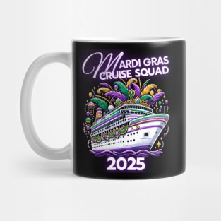 Mardi Gras Cruise Squad New Orleans Family Matching Trip Mug